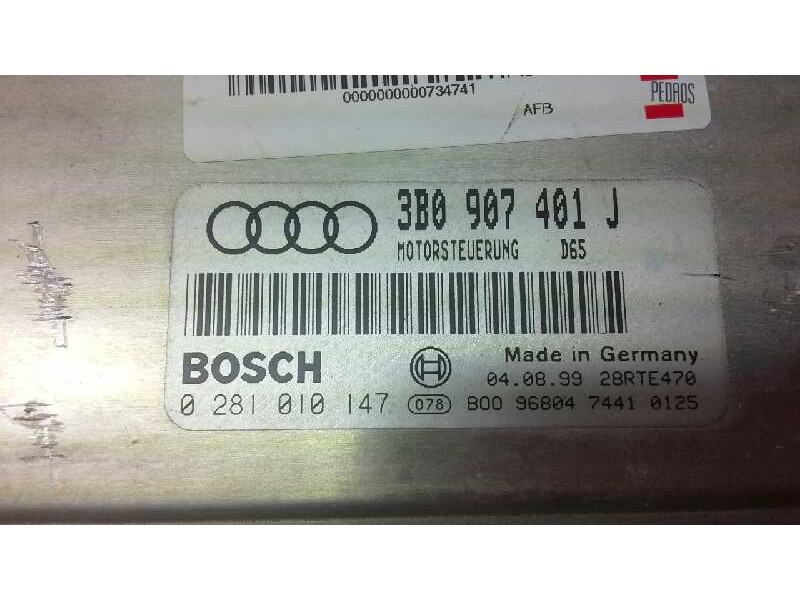 Recambio de centralita motor uce para volkswagen passat berlina (3b2) v6 tdi highline referencia OEM IAM  301 