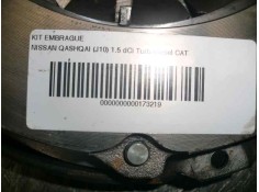 Recambio de prensa embrague para nissan qashqai (j10) 1.5 dci turbodiesel cat referencia OEM IAM K9K282   2