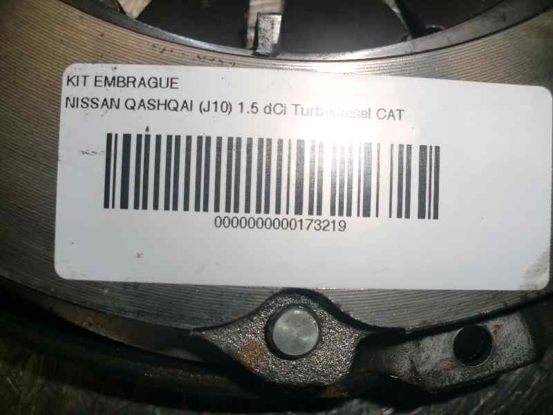 Recambio de prensa embrague para nissan qashqai (j10) 1.5 dci turbodiesel cat referencia OEM IAM K9K282  