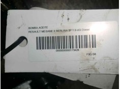 Recambio de bomba aceite para renault megane ii berlina 3p 1.9 dci diesel referencia OEM IAM    2