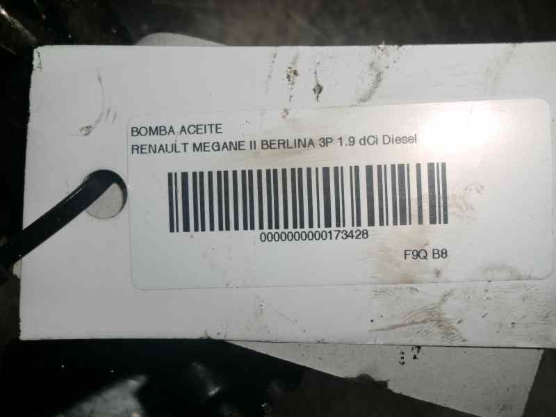 Recambio de bomba aceite para renault megane ii berlina 3p 1.9 dci diesel referencia OEM IAM   