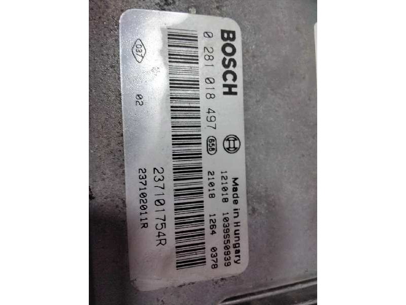 Recambio de centralita motor uce para renault trafic combi (ab 4.01) 2.0 dci diesel fap cat referencia OEM IAM 8518598184  