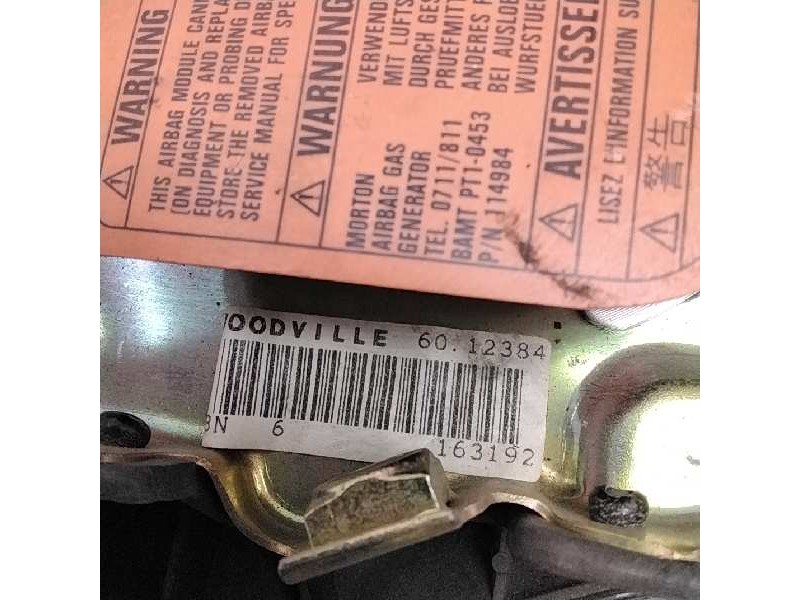 Recambio de airbag delantero izquierdo para nissan terrano/terrano.ii (r20) 2.7 turbodiesel referencia OEM IAM 6012384  