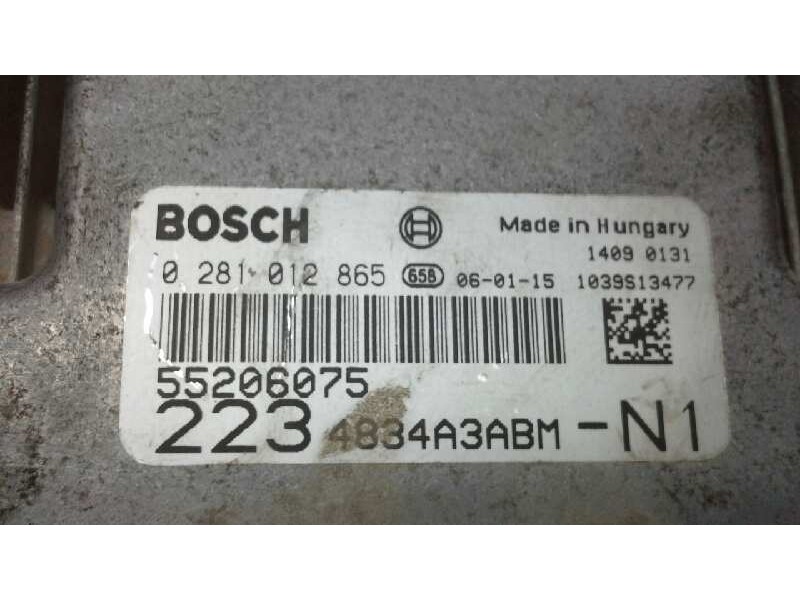 Recambio de centralita motor uce para fiat doblo (119) 1.9 8v multijet active com. (77kw) referencia OEM IAM 0051798817 196 