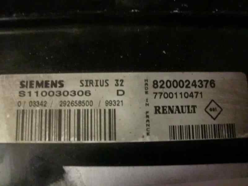 Recambio de centralita motor uce para renault kangoo (f/kc0) 1.4 referencia OEM IAM S110030306D 237 108762
