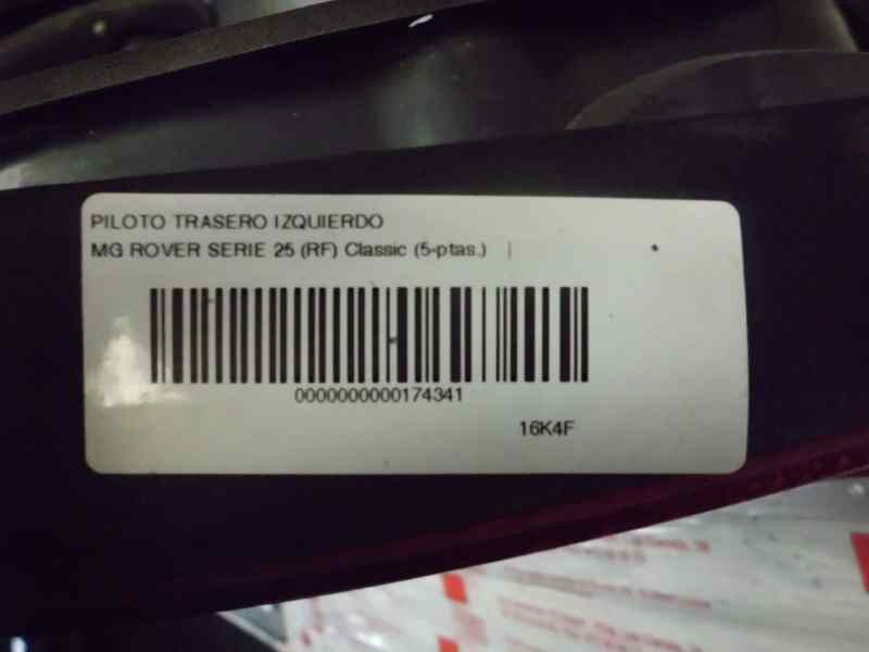 Recambio de piloto trasero izquierdo para mg rover serie 25 (rf) classic (5-ptas.) referencia OEM IAM XFB10089  