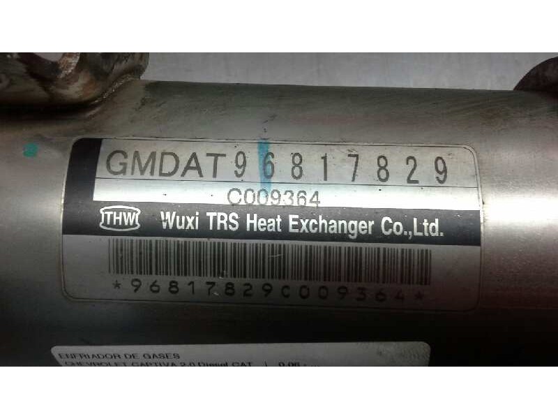 Recambio de enfriador de gases para chevrolet captiva 2.0 diesel cat referencia OEM IAM C009364  