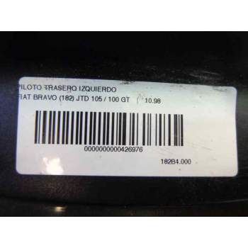 Recambio de piloto trasero izquierdo para fiat bravo (182) jtd 105 / 100 gt referencia OEM IAM 0046538353  