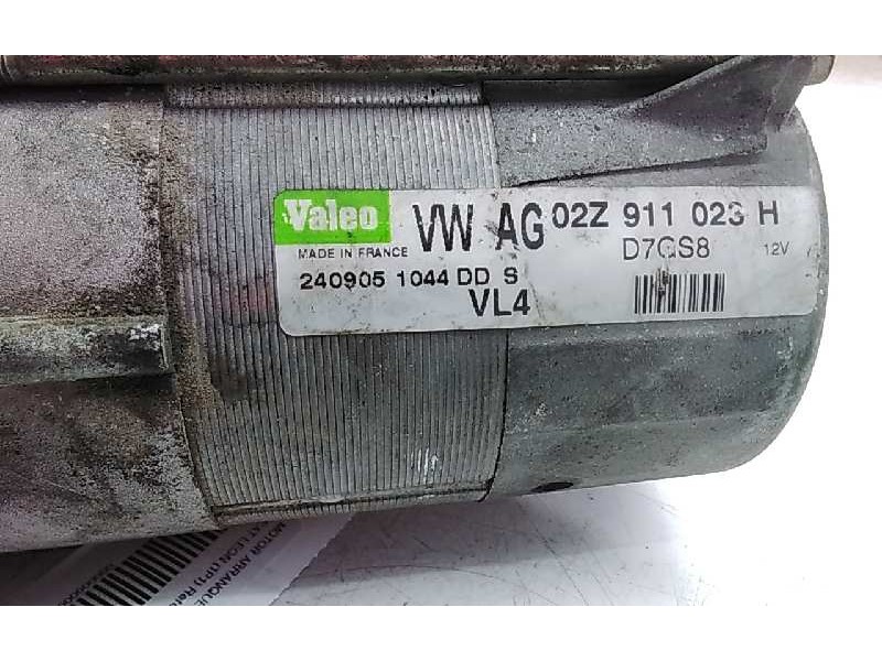 Recambio de motor arranque para seat leon (1p1) reference referencia OEM IAM 02Z911023H  