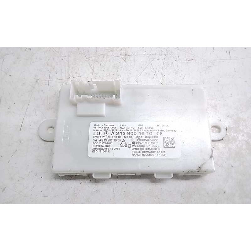 Recambio de modulo electronico para mercedes clase e coupe (bm 238) e 350 d 4matic (238.334) referencia OEM IAM A2139001610  