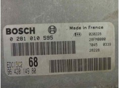 Recambio de centralita motor uce para citroen xsara picasso 2.0 hdi sx referencia OEM IAM 0281010595 9642014980 BOSCH 2