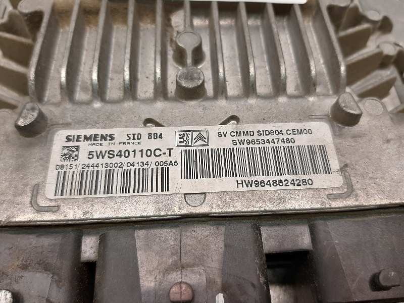 Recambio de centralita motor uce para citroen c3 1.4 hdi magic referencia OEM IAM 5WS40110CT SW9653447480 393
