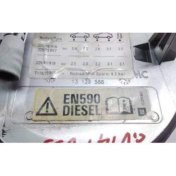 Recambio de tapa exterior combustible para opel zafira b cosmo referencia OEM IAM 13129588 13214862 
