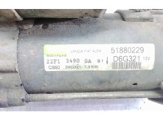 Recambio de motor arranque para fiat punto (199) easy referencia OEM IAM 51880229   2
