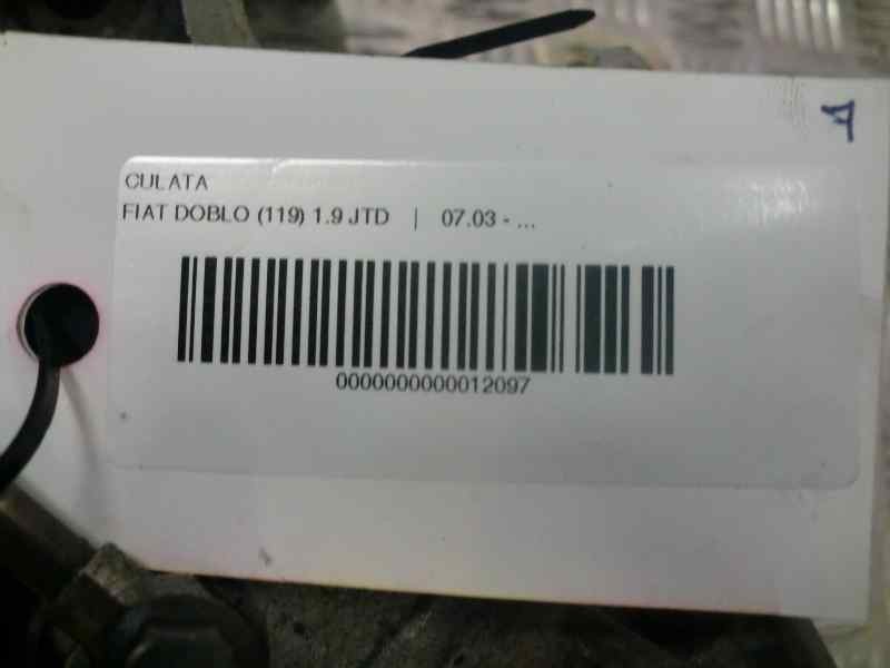 Recambio de culata para fiat doblo (119) 1.9 jtd cat referencia OEM IAM 55193091  109414