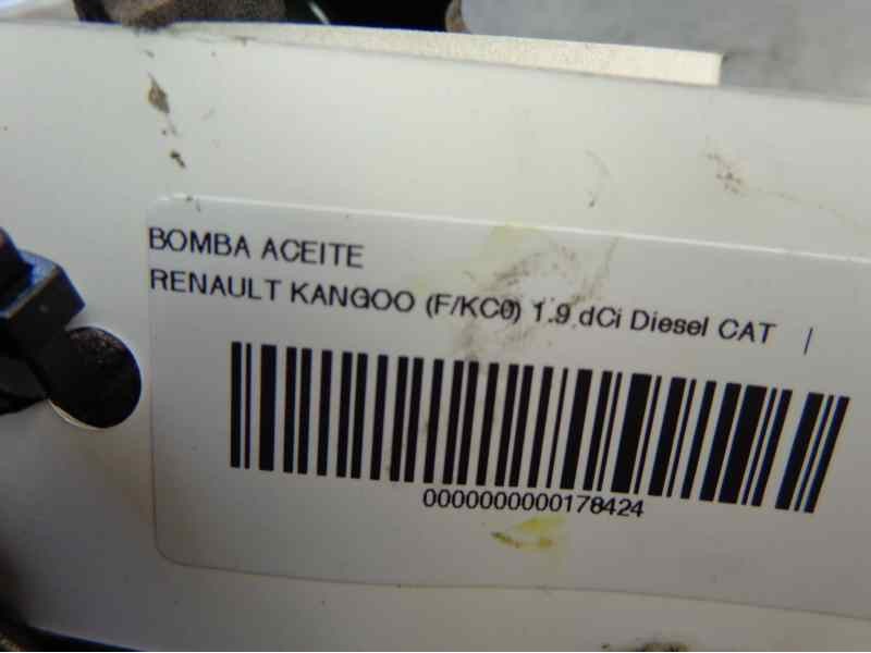 Recambio de bomba aceite para renault kangoo (f/kc0) 1.9 dci diesel cat referencia OEM IAM   