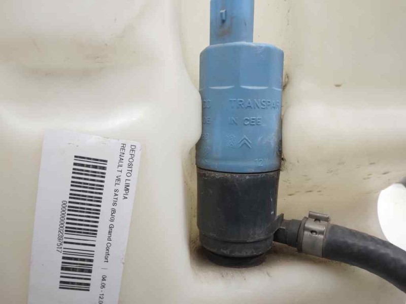 Recambio de deposito limpia para renault vel satis (bj0) grand confort referencia OEM IAM 74ASS8200369165  