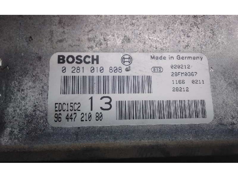 Recambio de centralita motor uce para citroen c5 berlina 2.0 hdi sx referencia OEM IAM 0281010808  