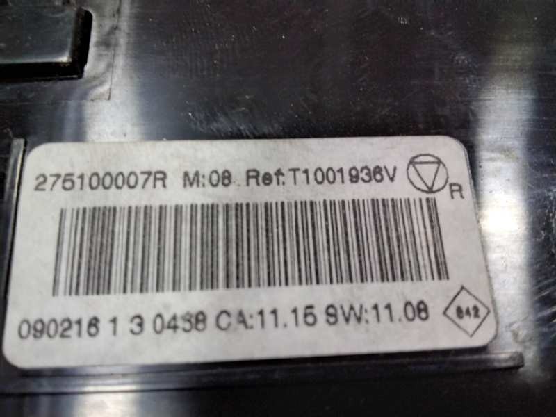 Recambio de mando climatizador para renault megane iii berlina 5 p expression referencia OEM IAM 275100007R  