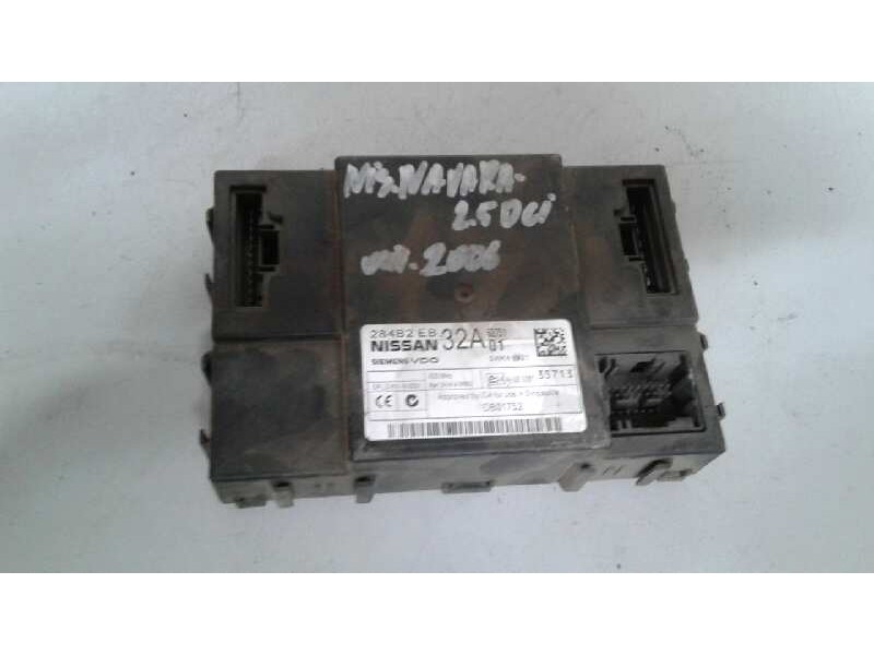 Recambio de centralita comfort para nissan navara pick-up (d40m) referencia OEM IAM 284B2EB 372 
