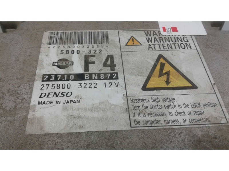 Recambio de centralita motor uce para nissan almera (n16/e) referencia OEM IAM 23710BN872 351 275800-3222