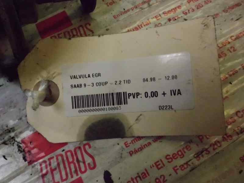Recambio de valvula egr para saab 9-3 coupé 2.2 tid referencia OEM IAM   