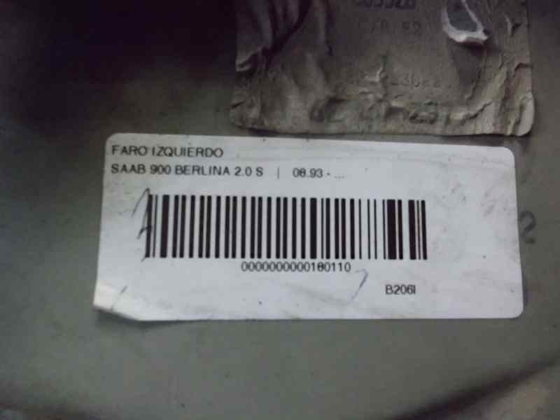 Recambio de faro izquierdo para saab 900 berlina 2.0 s referencia OEM IAM 4480992  