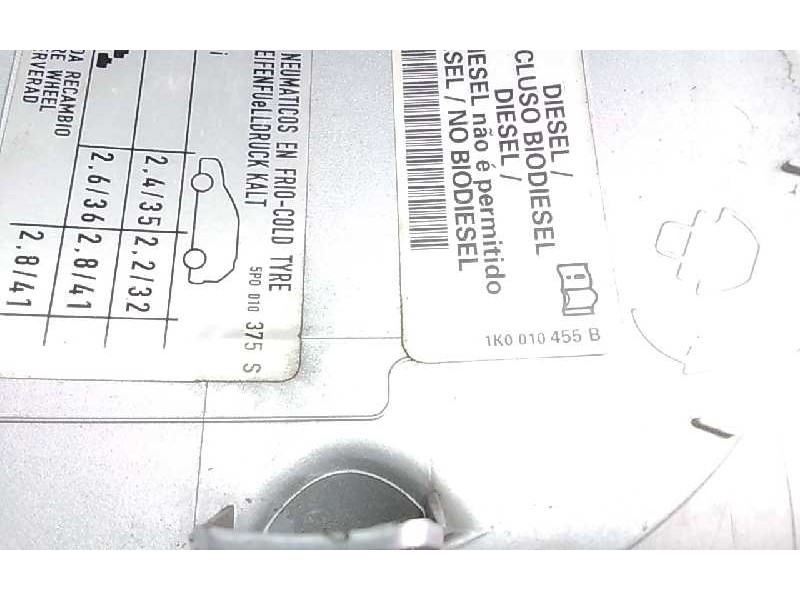 Recambio de tapa exterior combustible para seat leon (1p1) open referencia OEM IAM 1K0010455B 1P0809905 