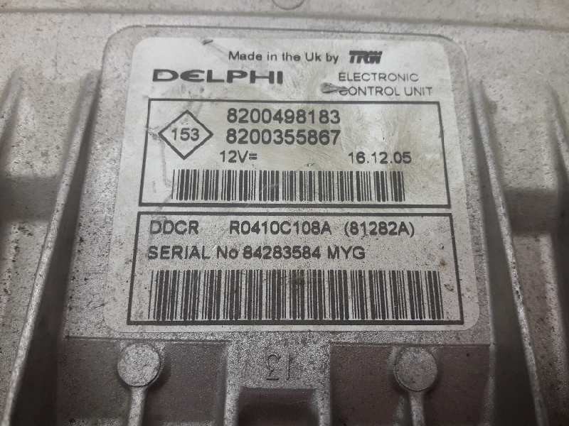 Recambio de centralita motor uce para nissan almera (n16/e) referencia OEM IAM 8200498183 369 8200355867