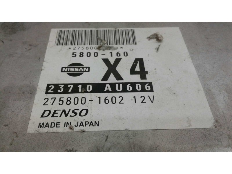 Recambio de centralita motor uce para nissan x-trail (t30) referencia OEM IAM 23710AU606 354 275800-1602