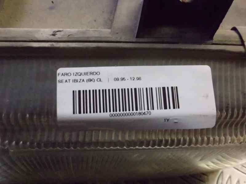Recambio de faro izquierdo para seat ibiza (6k) clx referencia OEM IAM 6K1941015L  