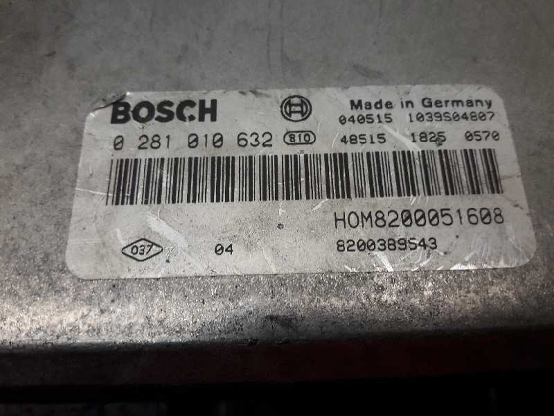 Recambio de centralita motor uce para renault trafic combi (ab 4.01) referencia OEM IAM 0281010632 365 