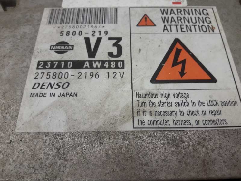 Recambio de centralita motor uce para nissan primera berlina (p12) referencia OEM IAM 23710AW480 365 275800-2196