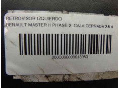 Recambio de retrovisor izquierdo para renault master ii phase 2 caja cerrada 2.5 dci diesel cat referencia OEM IAM   110067 2