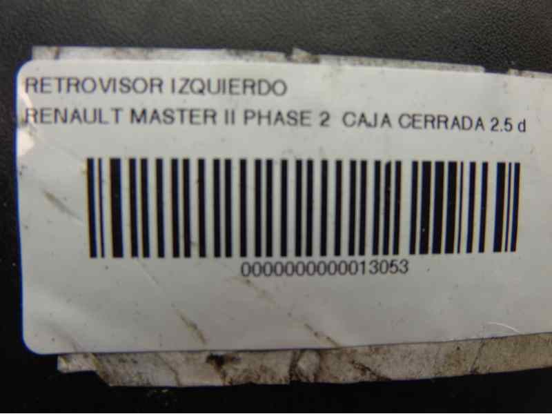 Recambio de retrovisor izquierdo para renault master ii phase 2 caja cerrada 2.5 dci diesel cat referencia OEM IAM   110067
