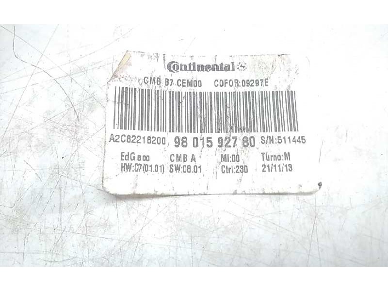 Recambio de cuadro instrumentos para citroen c4 berlina (2011-  ) 1.6 hdi 115 tonic referencia OEM IAM 9801592780  