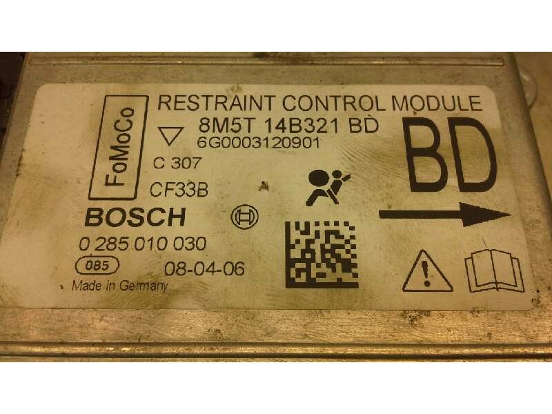 Recambio de centralita airbag para ford focus lim. (cb4) trend referencia OEM IAM 0285010030  