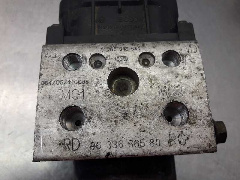 Recambio de centralita abs para citroen xsara picasso 1.8 16v sx referencia OEM IAM 0265216642 9633666580 