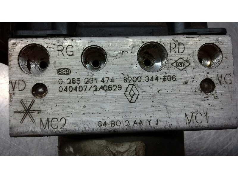 Recambio de abs para renault scenic ii luxe privilege referencia OEM IAM 0265231474  