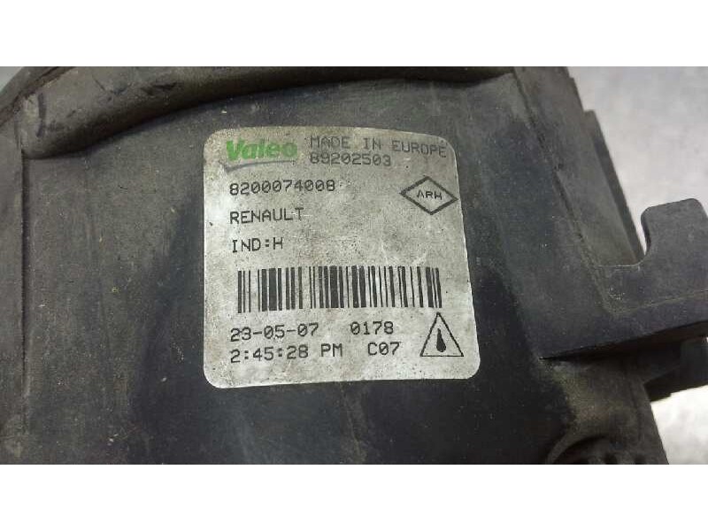 Recambio de faro antiniebla izquierdo para renault megane ii berlina 5p 1.5 dci diesel referencia OEM IAM   