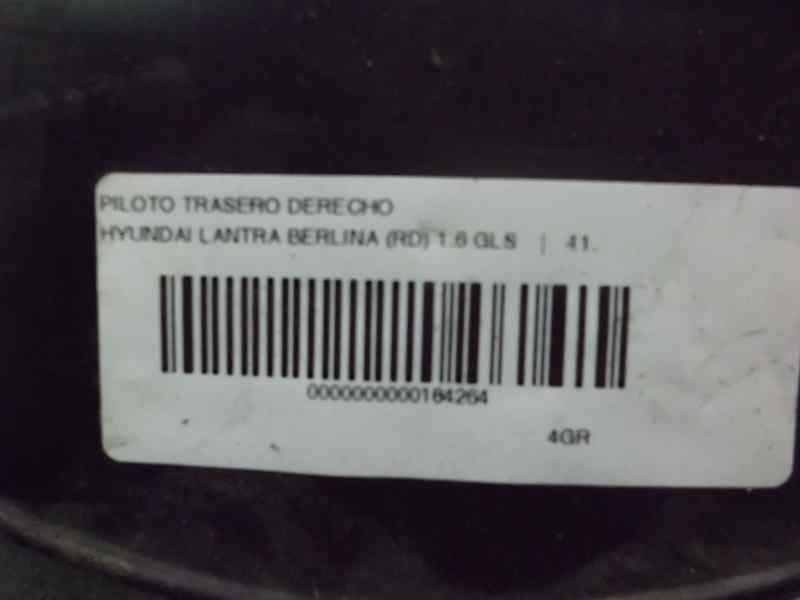 Recambio de piloto trasero derecho para hyundai lantra berlina (rd) 1.6 gls referencia OEM IAM 9240229520  