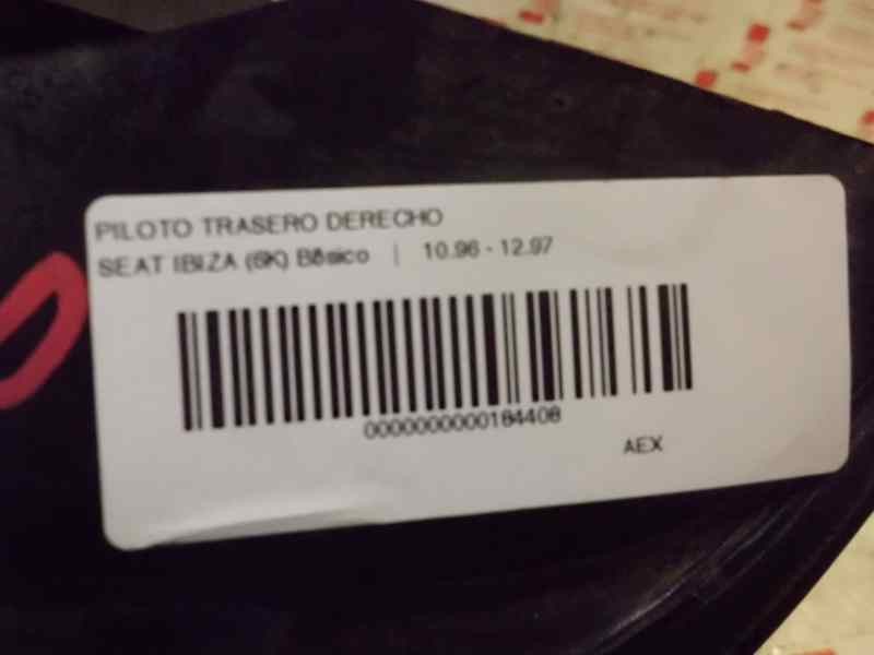 Recambio de piloto trasero derecho para seat ibiza (6k) básico referencia OEM IAM 6K6945112D  