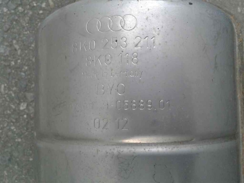 Recambio de tubo escape completo para audi q5 (8r) 2.0 tdi (125kw) referencia OEM IAM 8K0253211 8R0 253 611H 