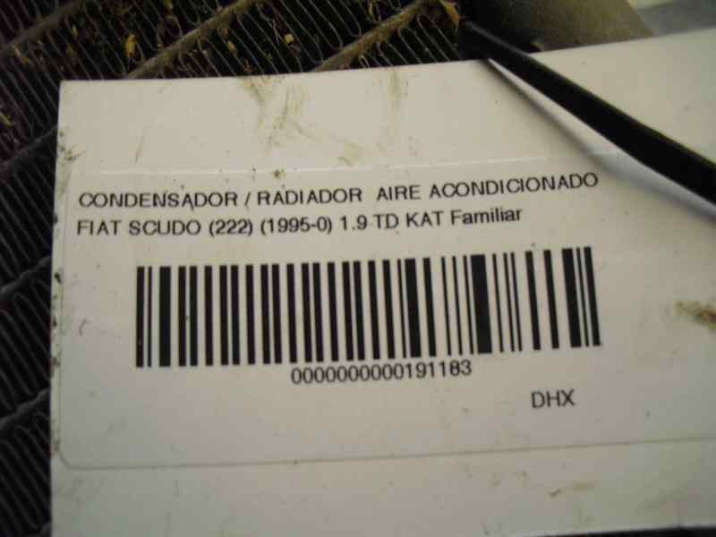 Recambio de condensador / radiador aire acondicionado para fiat scudo (222) 1.9 td kat familiar (5 asientos) referencia OEM IAM 