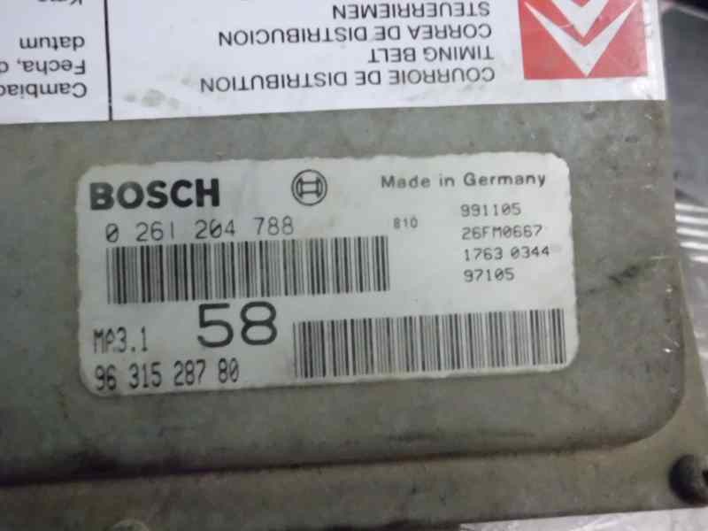 Recambio de centralita motor uce para citroen saxo 1.1 image referencia OEM IAM 0261204788 345 