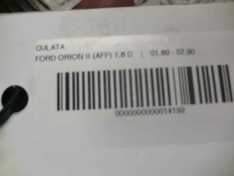 Recambio de culata para ford orion 1.8 diesel referencia OEM IAM V0609  110900