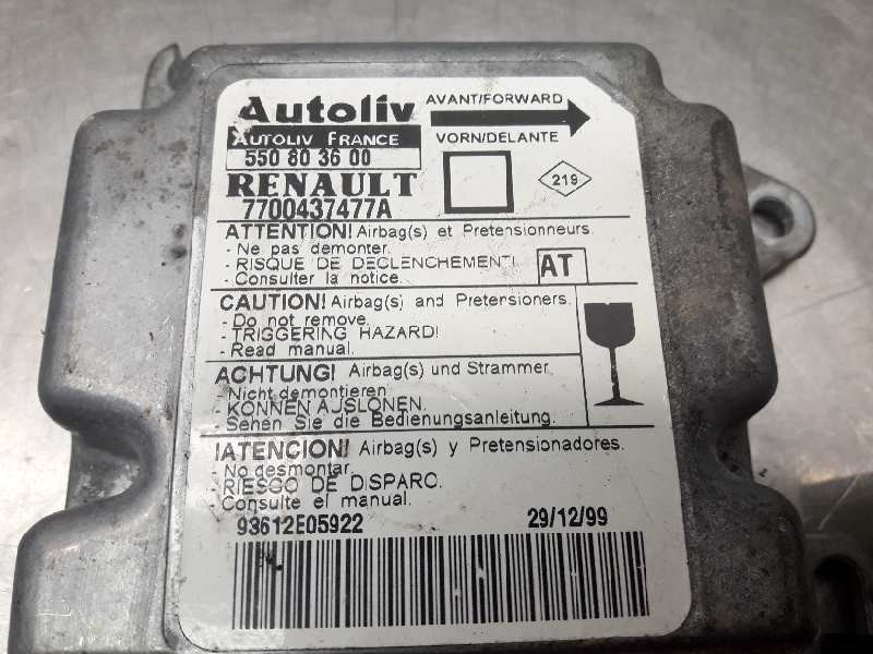 Recambio de centralita airbag para renault megane i classic (la0) 1.9 dti diesel cat referencia OEM IAM 7700437477A 388 55080360