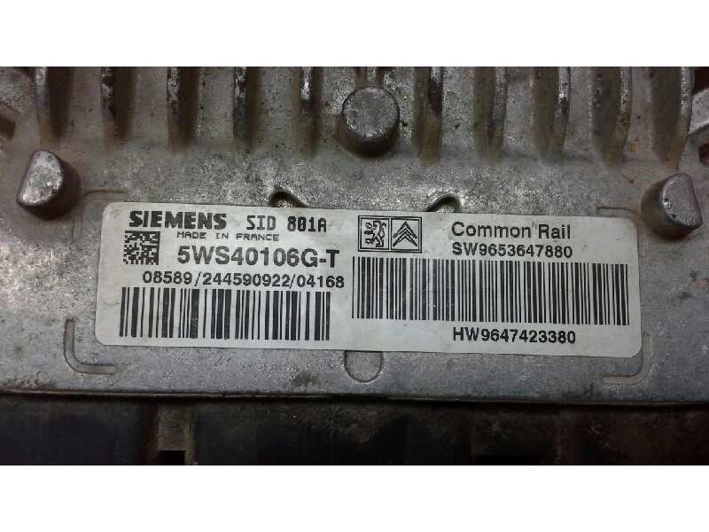 Recambio de centralita motor uce para citroen xsara berlina 2.0 hdi 66kw premier referencia OEM IAM 5WS40106G-T 9653647880 96474