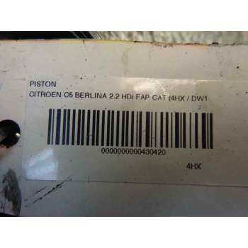 Recambio de piston para citroën c5 berlina 2.2 hdi fap cat (4hx / dw12ed4) referencia OEM IAM   
