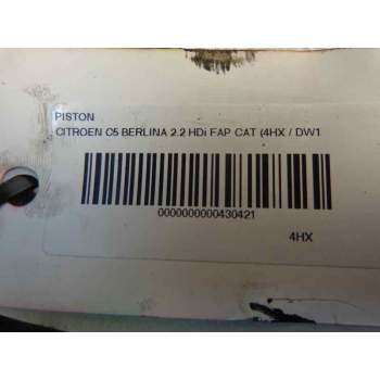 Recambio de piston para citroën c5 berlina 2.2 hdi fap cat (4hx / dw12ed4) referencia OEM IAM   